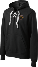 MD Jr. Black Bears Lace Up Pullover Hooded Sweatshirt